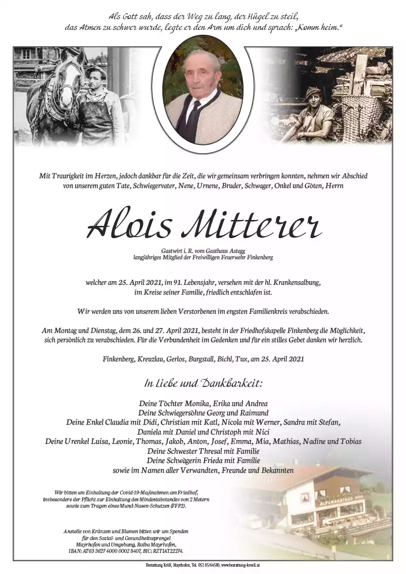 Parte von Alois Mitterer